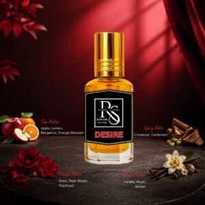 Desire Red Perfume Oil – 12ml & 24ml | Non-Alcoholic Attar | Long Lasting by Riddhi Siddhi Perfumes