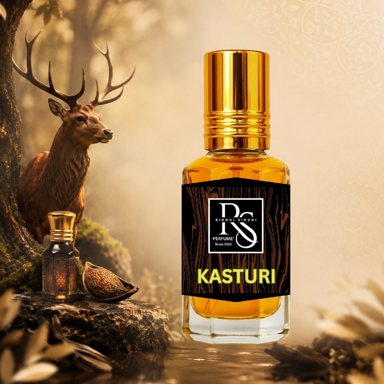 Kasturi Attar Oil – Premium Musk Fragrance | 12ml & 24ml | Riddhi Siddhi Perfumes